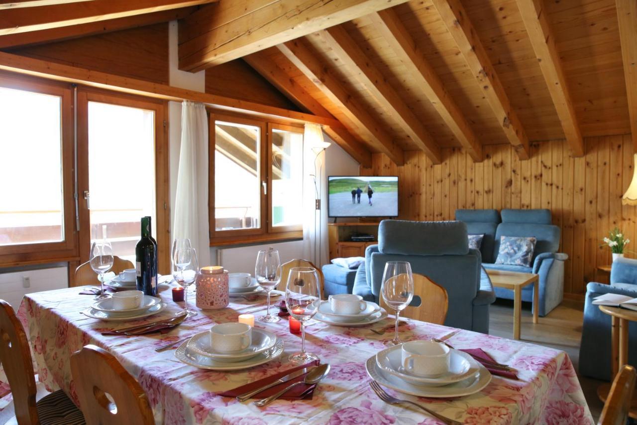 Monte Rosa Taesch, Apartments Mit Wellness Bereich Exteriör bild
