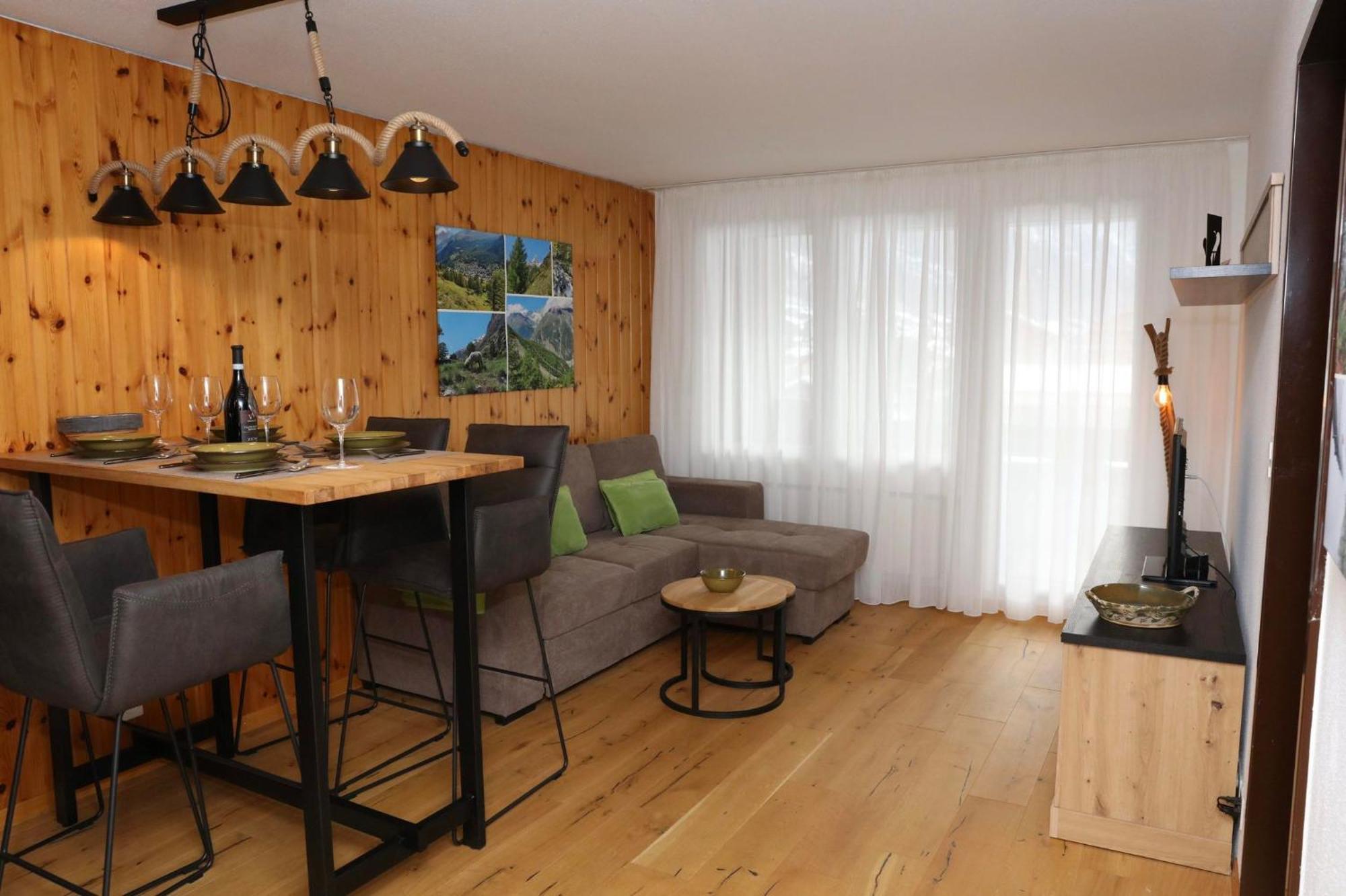 Monte Rosa Taesch, Apartments Mit Wellness Bereich Exteriör bild