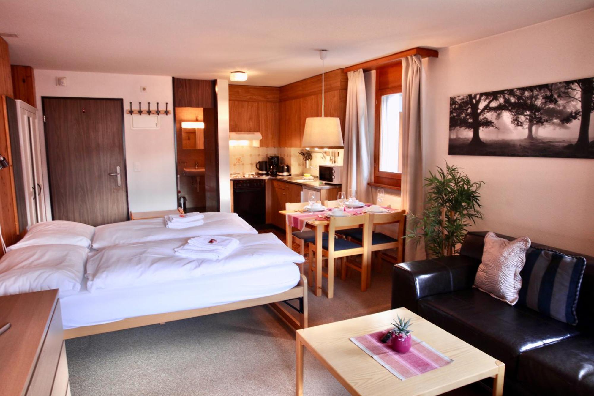 Monte Rosa Taesch, Apartments Mit Wellness Bereich Exteriör bild
