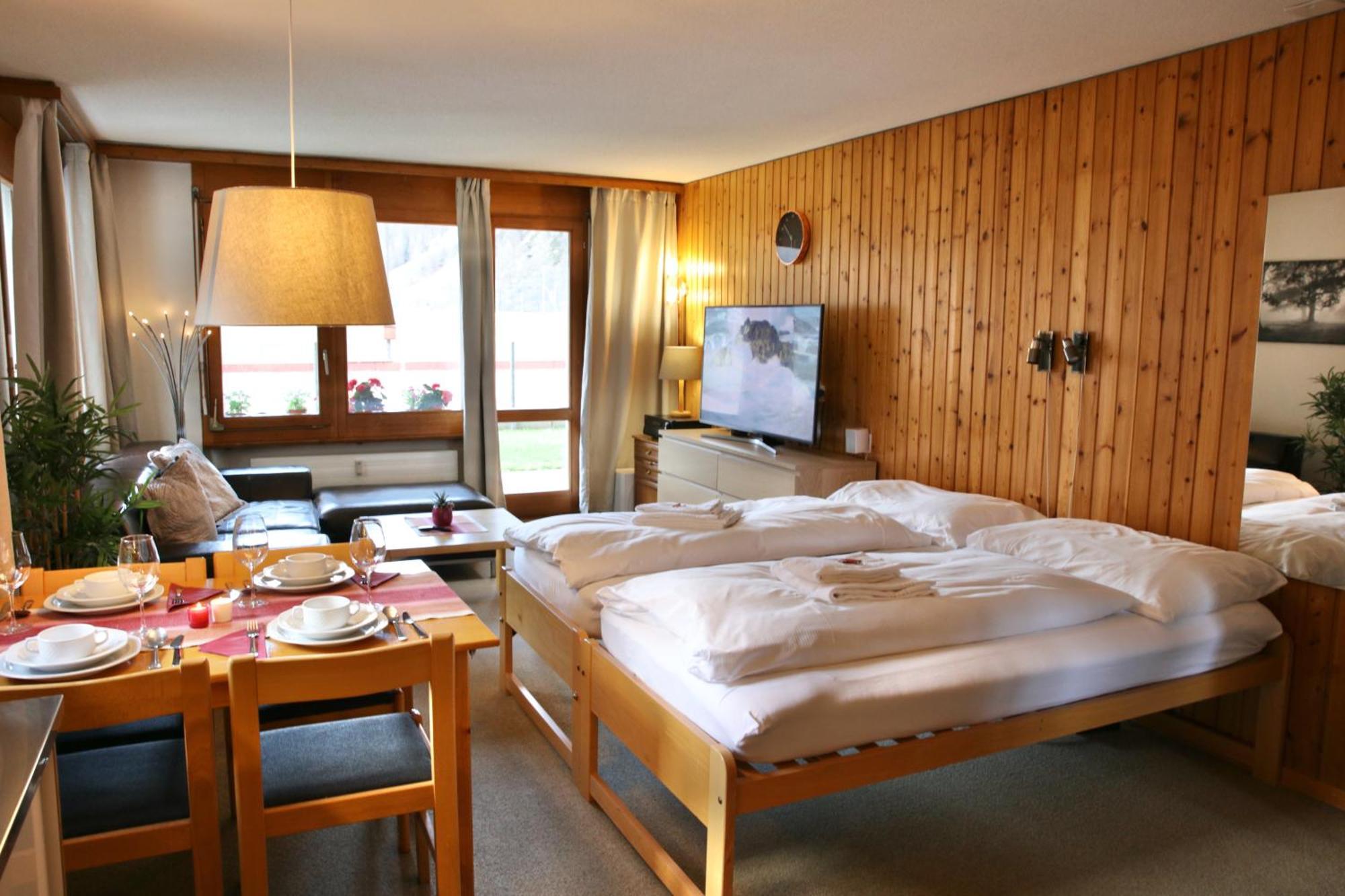 Monte Rosa Taesch, Apartments Mit Wellness Bereich Exteriör bild